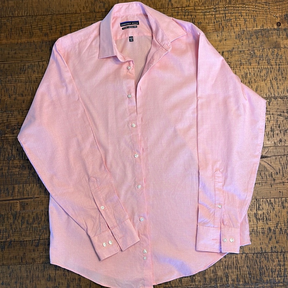 Men's Dress Shirt Fitted 34/35 16 1/2